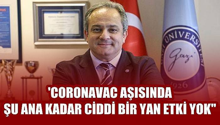 'CoronaVac aşısında şu ana kadar ciddi bir yan etki yok' (VİDEO)