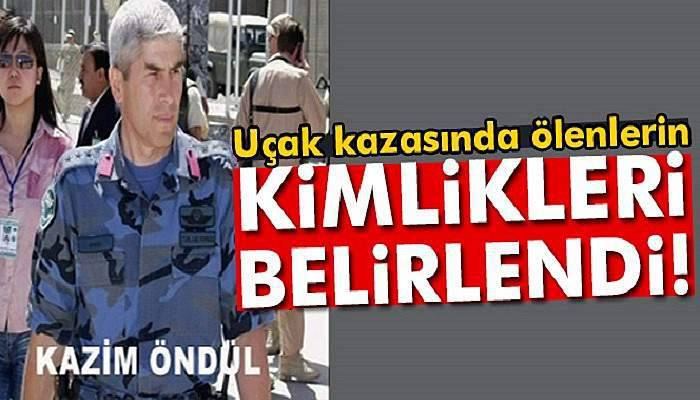  Düşen uçaktaki mürettebatın kimlikleri belirlendi 