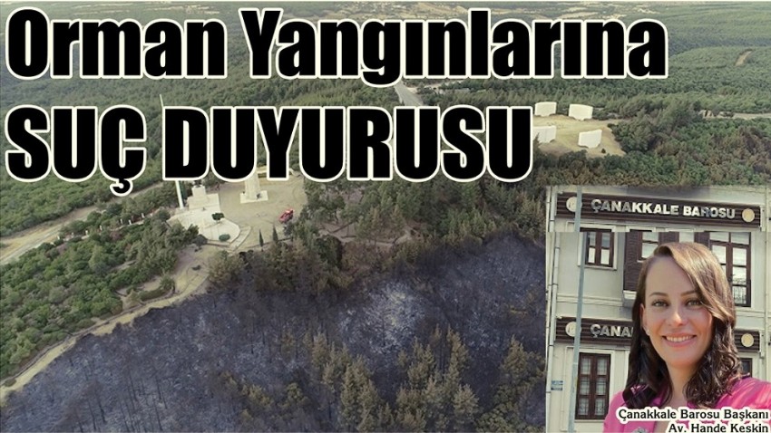 Orman Yangınlarına SUÇ DUYURUSU