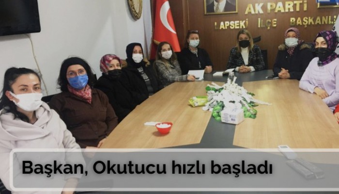 Başkan, Okutucu hızlı başladı  