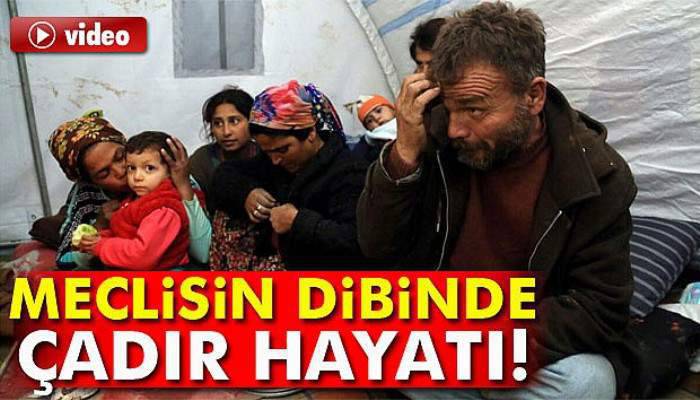  Ankara'nın göbeğinde çadır hayatı