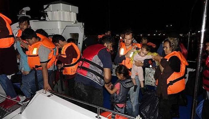 Çanakkale'de 38 kaçak göçmen yakalandı (VİDEO)