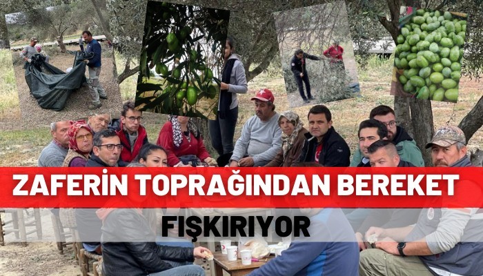 Zaferin toprağından bereket fışkırıyor