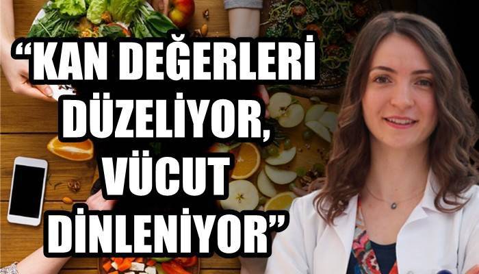 'Aralıklı oruç vücudu dinlendirip yağ yakımını hızlandırıyor' (VİDEO)