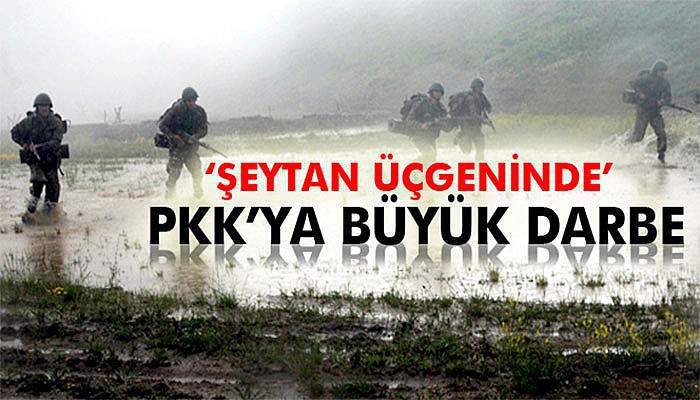 ‘Şeytan üçgeninde’ PKK’ya büyük darbe