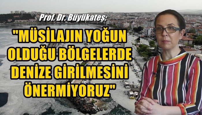 Uzmanlardan müsilaj olan bölgelerde denize girilmemesi uyarısı (VİDEO)