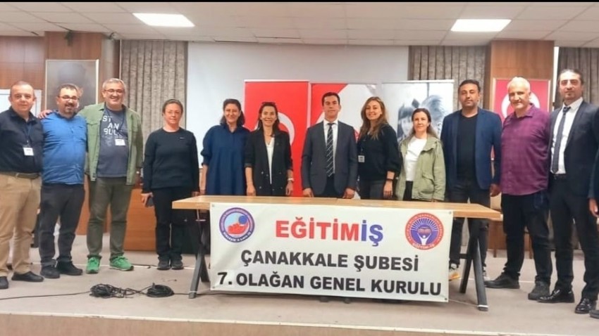 Eğitim İş Çanakkale Şubesinde Yeni Yönetim Kurulu Belli Oldu