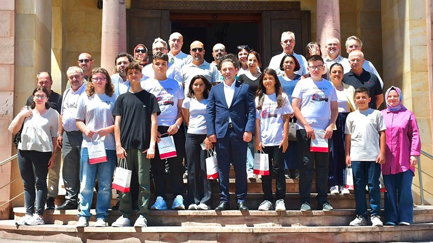 Biga'da LGS Şampiyonları Kaymakamlıkta Ağırlandı