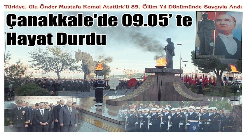 Çanakkale'de 09.05’ te Hayat Durdu (VİDEO)