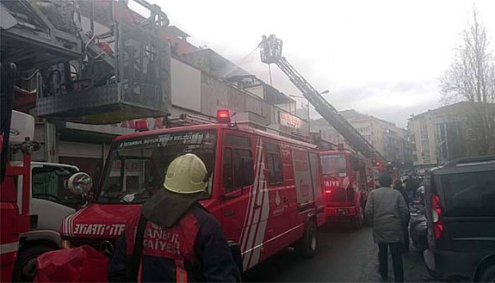 Yangın paniğe neden oldu