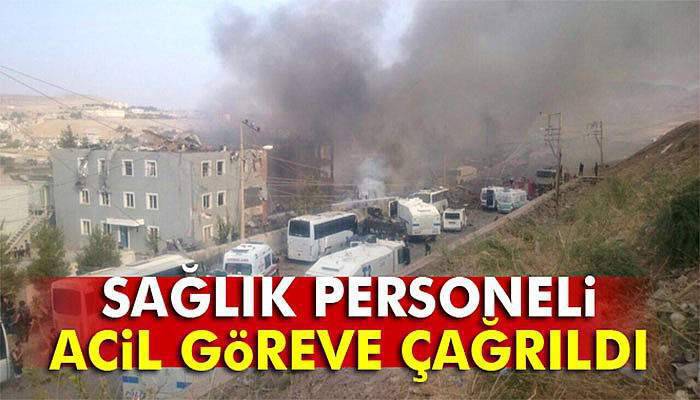 Sağlık Bakanlığı'ndan Cizre'deki patlama ile ilgili flaş açıklama