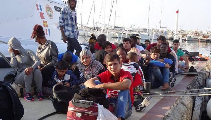 Ayvacık'ta 51 kaçak göçmen yakalandı