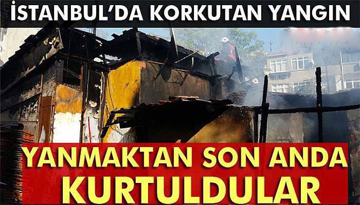İstanbul'da korkutan yangın