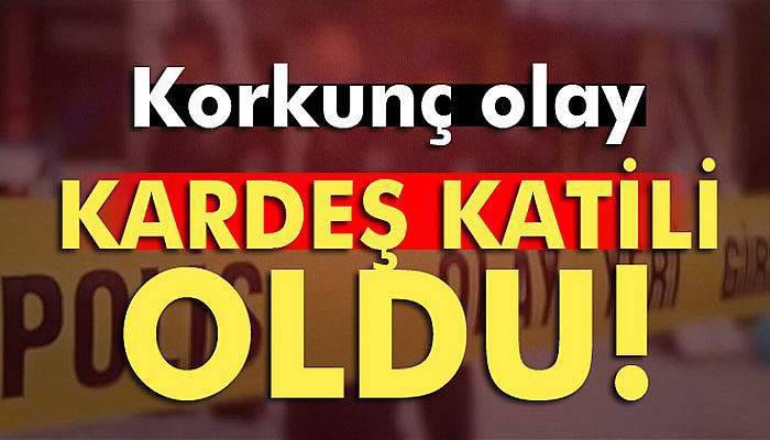 Kardeşlerin kavgası ölümle bitti