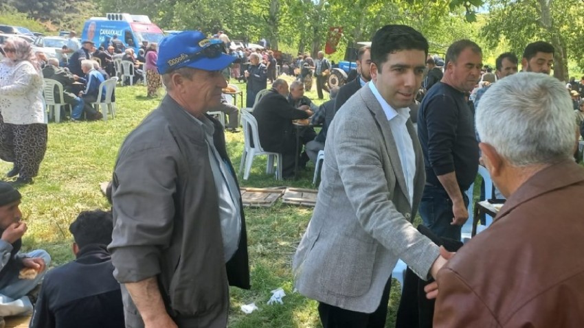 Kaymakam Alper Taş Türkmenli Köyü Çiftçi Cemiyetine Katıldı