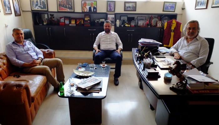 Bayramiç Belediye Başkanı ve Ziraat Odası Başkanından Boğaz Medyaya Ziyaret