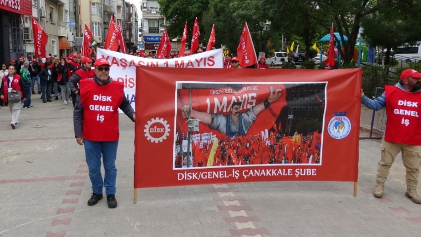 Çanakkale, 1 Mayıs Emek ve Dayanışma Günü'nü Kutladı (VİDEO)