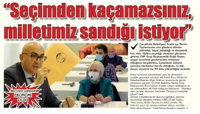 “Seçimden kaçamazsınız, milletimiz sandığı istiyor”