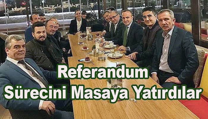 Referandum sürecini masaya yatırdılar 