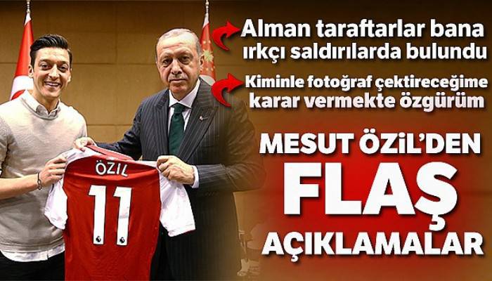 Mesut Özil: 'Kiminle fotoğraf çektireceğime karar vermekte özgürüm'