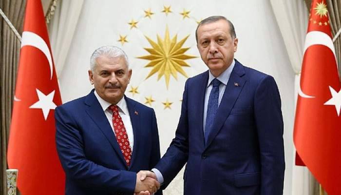 Cumhurbaşkanı Erdoğan Başbakan Yıldırım'ı kabul etti