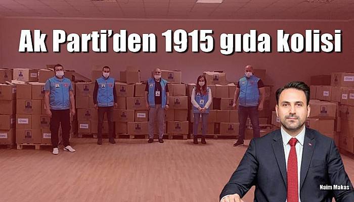 Ak Parti’den 1915 gıda kolisi