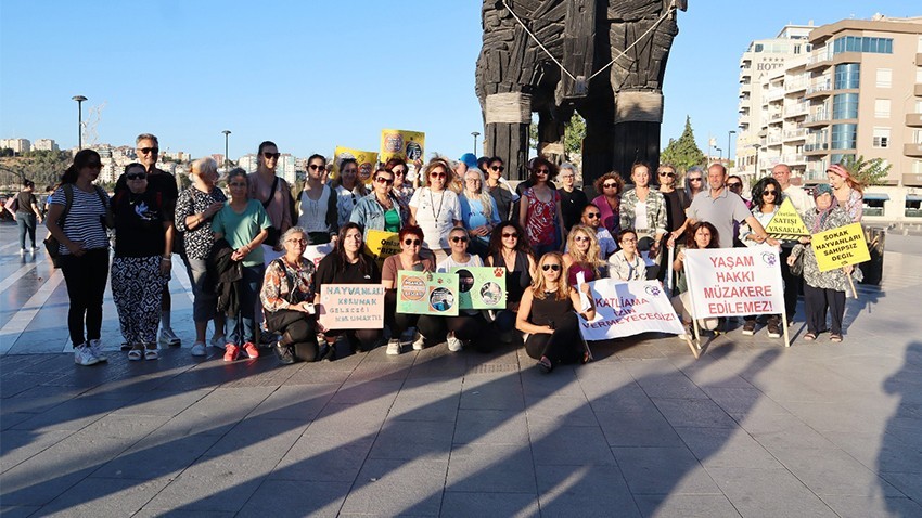 Hayvanseverlerden protesto