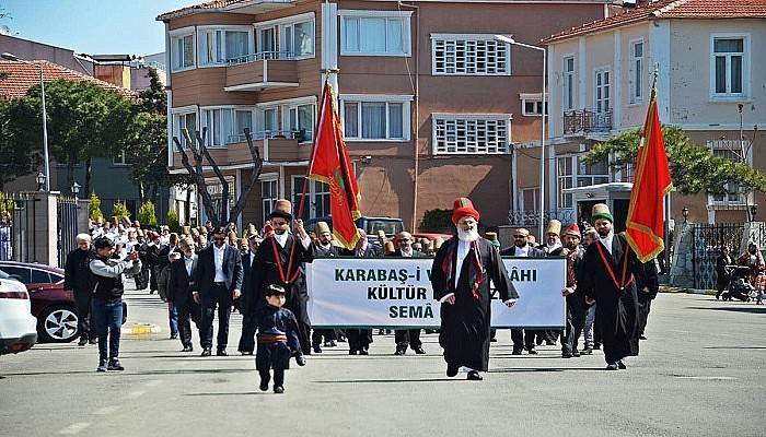 Çanakkale'de 'Cepheye Sema Mevlevi Alayı Yürüyüşü (VİDEO)