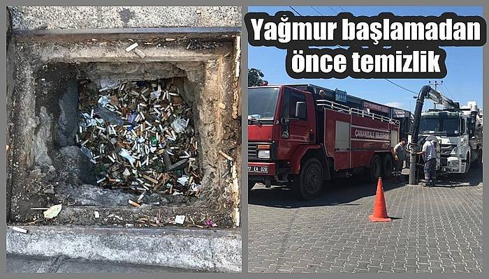 Yağmur başlamadan önce temizlik