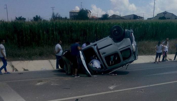  Çanakkale'de trafik kazası: 1 yaralı