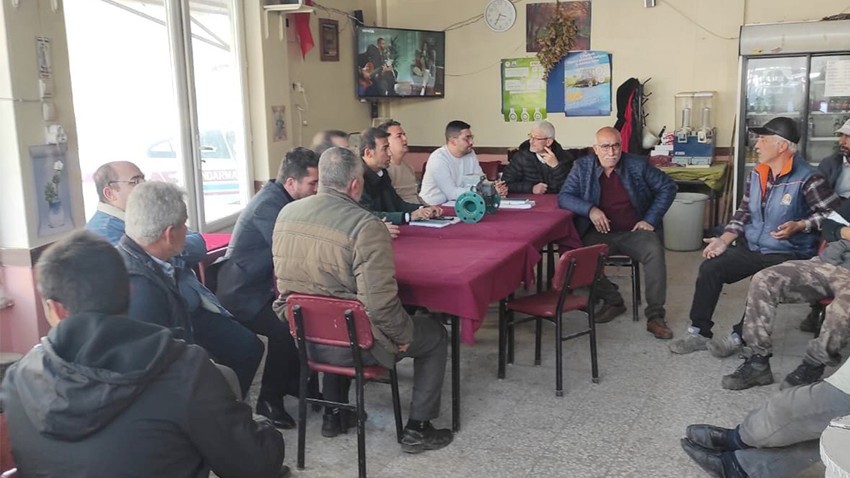 DSİ yetkilileri çiftçilerle bir araya geldi
