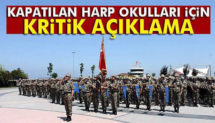 Kapatılan harp okullarının öğrencileri 22 Eylül’de tercih yapacak