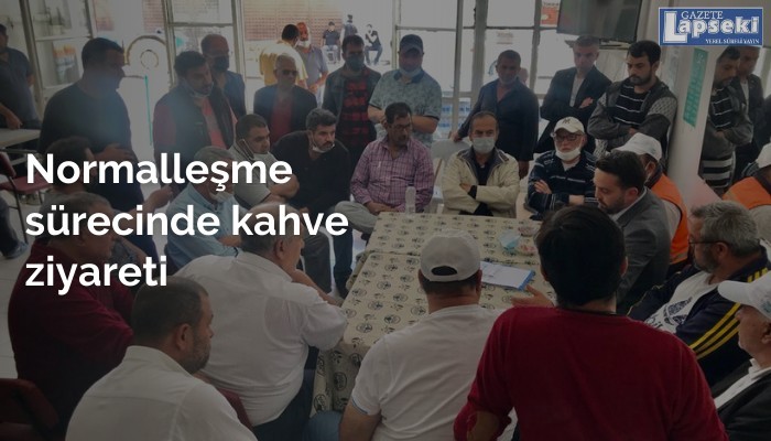 Normalleşme sürecinde kahve ziyareti