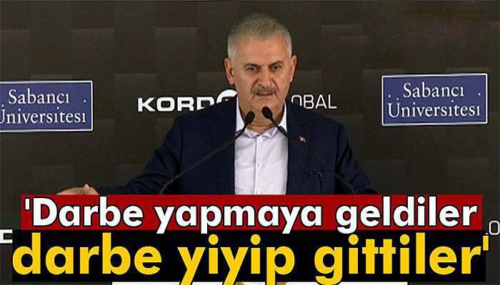 'Darbe yapmaya geldiler, darbe yiyip gittiler'