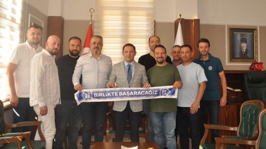 Bigaspor’un Yeni Başkanı Levent Şahin’den İlk Kurum Ziyaretleri