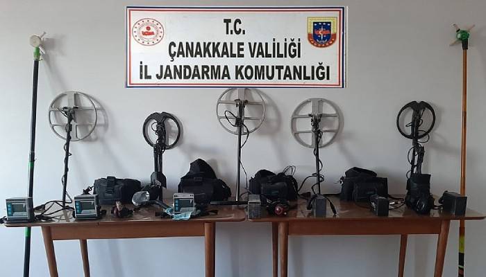 Çanakkale’de 17 defineci gözaltına alındı