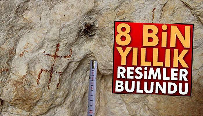 Mersin’de 8 bin yıllık kaya resimleri bulundu