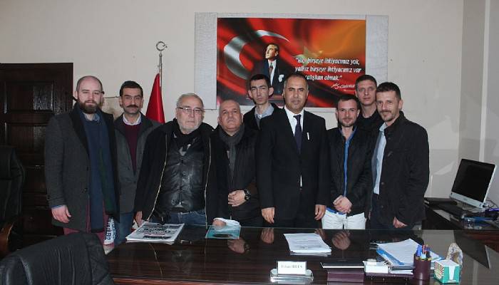 Basın Mensupları Milli Eğitim Müdürünü Ziyaret etti