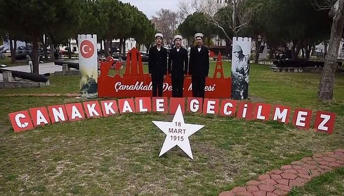 Korona virüse ‘Çanakkale geçilmez’ mesajı (VİDEO)