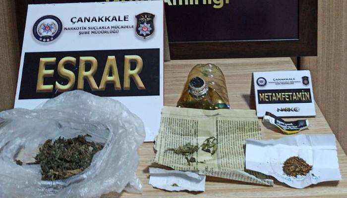 Çanakkale’de uyuşturucu operasyonuna 4 tutuklama