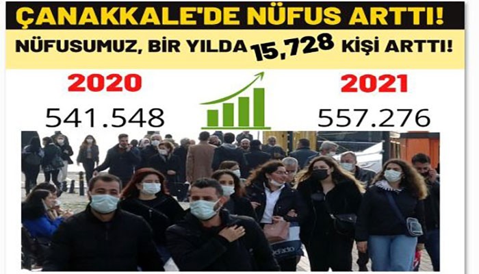 Nüfusumuz arttı