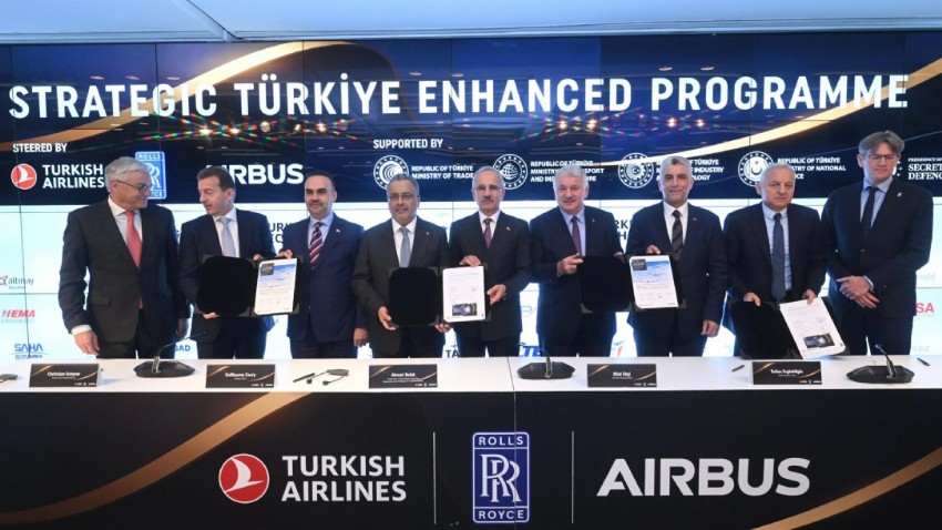 Türk Hava Yolları-AİRBUS- Rolls-Royce arasında işbirliği