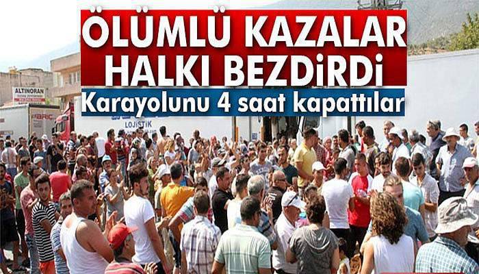 Vatandaşlar karayolunu 4 saat kapattı