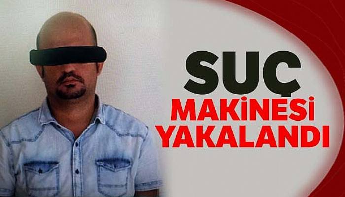 Suç makinesi yakalandı
