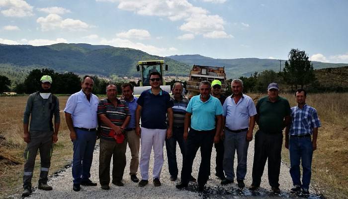  Genel Sekreteri Lapseki İlçemizde Yol Çalışmalarını İnceledi