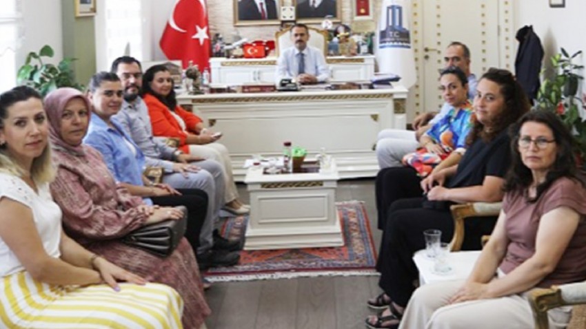 Süs Bitkisi Üreten Kadınlardan Vali Aktaş’a Ziyaret
