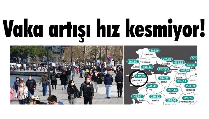 Vaka artışı hız kesmiyor!
