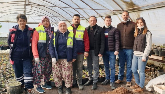 Ayvacık Belediyesi personelinden Çanakkale Belediyesine inceleme gezisi