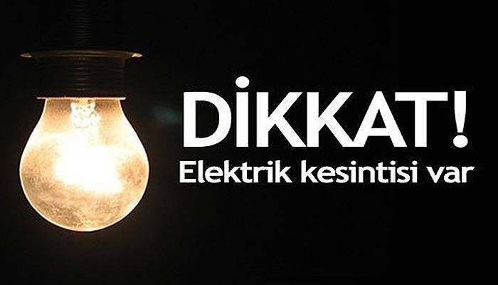 Lapseki’de planlı elektrik kesintisi