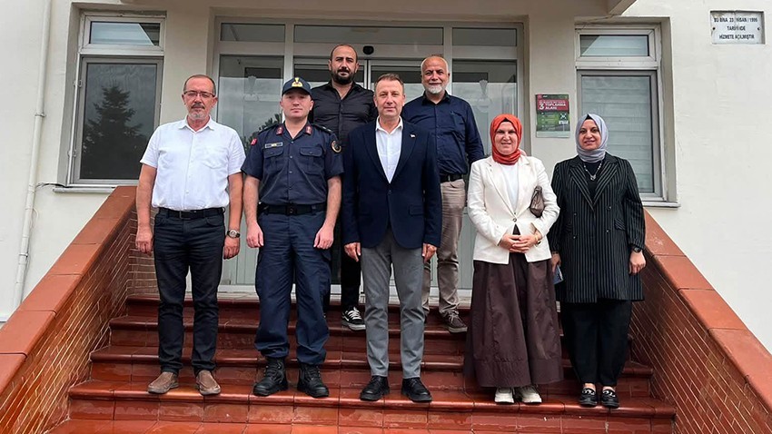 AK Parti Çan İlçe Teşkilatından Jandarma ve Halk Sağlığına Ziyaret